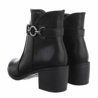 Damen High-Heel Stiefeletten - blackpu