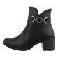 Damen High-Heel Stiefeletten - blackpu Gr. 37