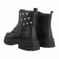 Damen Schnürstiefeletten - black