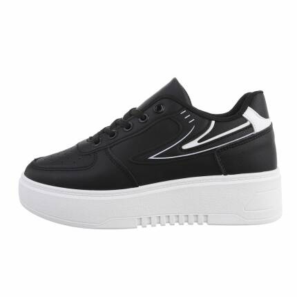 Damen Low-Sneakers - black Gr. 38