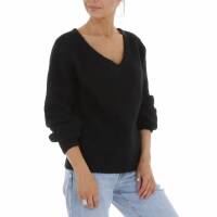 Damen Strickpullover von White ICY Gr. One Size - black