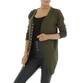 Damen Longpullover von White ICY Gr. One Size - armygreen