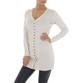 Damen Longpullover von White ICY Gr. One Size - beige