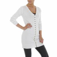 Damen Longpullover von White ICY Gr. One Size - white