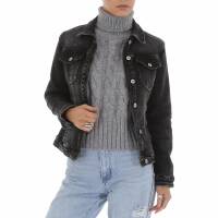 Damen Jeansjacke von DENIM LIFE Gr. M/38 - black