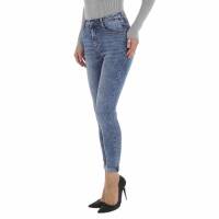 Damen High Waist Jeans von DENIM LIFE - blue