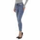 Damen High Waist Jeans von DENIM LIFE Gr. XS/34 - blue