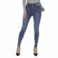 Damen High Waist Jeans von DENIM LIFE - blue