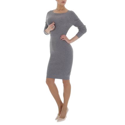 Damen Stretchkleid von GLO STORY Gr. S/M - grey