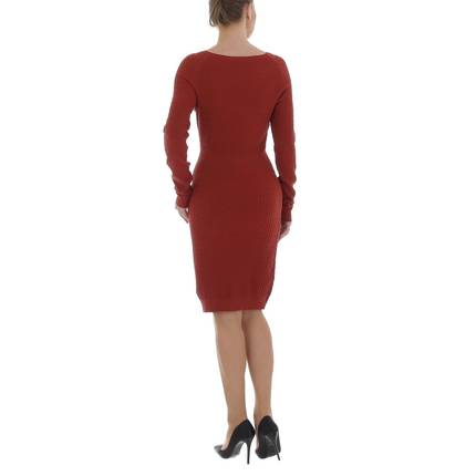 Damen Stretchkleid von GLO STORY Gr. L/XL - terracota