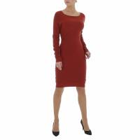 Damen Stretchkleid von GLO STORY Gr. L/XL - terracota