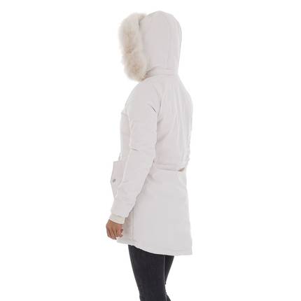 Damen Winterjacke von NATURE Gr. L/40 - white