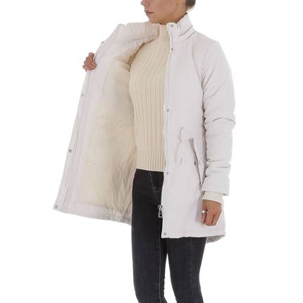 Damen Winterjacke von NATURE Gr. L/40 - white