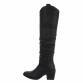 Damen Overknee-Stiefel - black Gr. 36