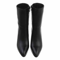 Damen High-Heel Stiefeletten - black