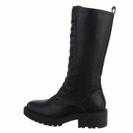 Damen Schnürstiefel - black Gr. 37