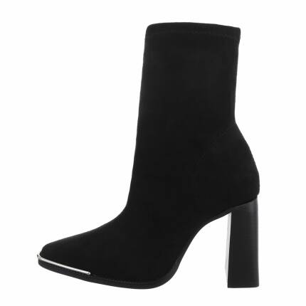 Damen High-Heel Stiefeletten - black