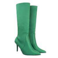 Damen High-Heel Stiefel - green