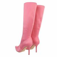 Damen High-Heel Stiefel - pink