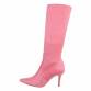 Damen High-Heel Stiefel - pink