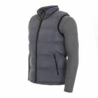 Herren Weste  von NATURE - grey