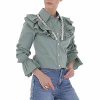 Damen Bluse von Emma & Ashley - green