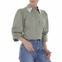 Damen Bluse von Emma & Ashley - armygreen