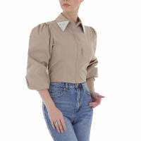 Damen Bluse von Emma & Ashley - khaki