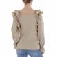 Damen Bluse von Emma & Ashley - khaki