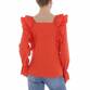 Damen Bluse von Emma & Ashley - red