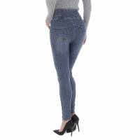 Damen High Waist Jeans von Laulia - blue