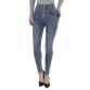 Damen High Waist Jeans von Laulia Gr. XS/34 - blue