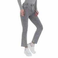 Damen Bootcut Jeans von Laulia - grey