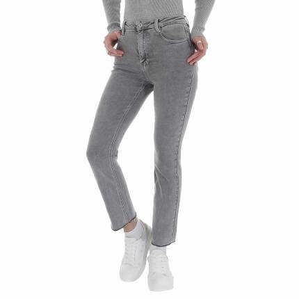 Damen Bootcut Jeans von Laulia Gr. S/36 - grey