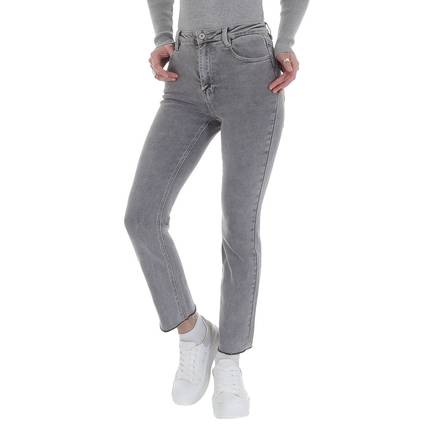 Damen Bootcut Jeans von Laulia Gr. S/36 - grey