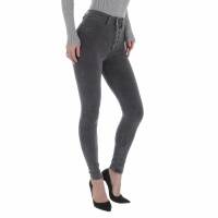 Damen High Waist Jeans von Laulia - grey