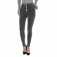 Damen High Waist Jeans von Laulia Gr. S/36 - grey