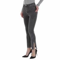 Damen High Waist Jeans von Laulia - grey