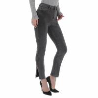 Damen High Waist Jeans von Laulia - grey