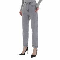 Damen High Waist Jeans von Laulia - grey