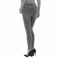 Damen High Waist Jeans von Laulia - grey