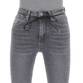 Damen High Waist Jeans von Laulia - grey