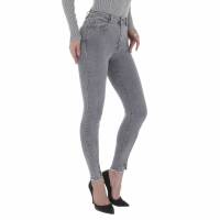 Damen High Waist Jeans von Laulia - grey