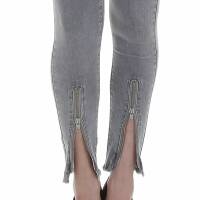 Damen High Waist Jeans von Laulia - grey