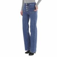 Damen Bootcut Jeans von Laulia - blue