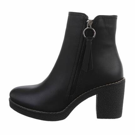 Damen High-Heel Stiefeletten - black Gr. 38