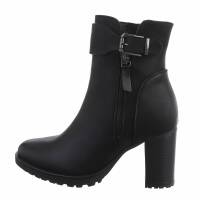 Damen High-Heel Stiefeletten - black