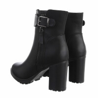 Damen High-Heel Stiefeletten - black