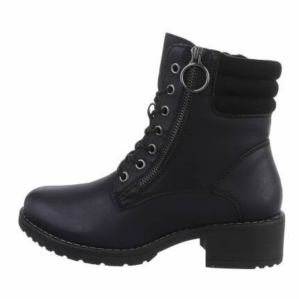 Damen Schnürstiefeletten - black Gr. 36