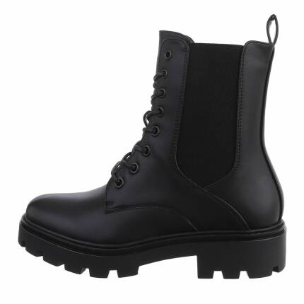 Damen Schnürstiefeletten - black Gr. 36